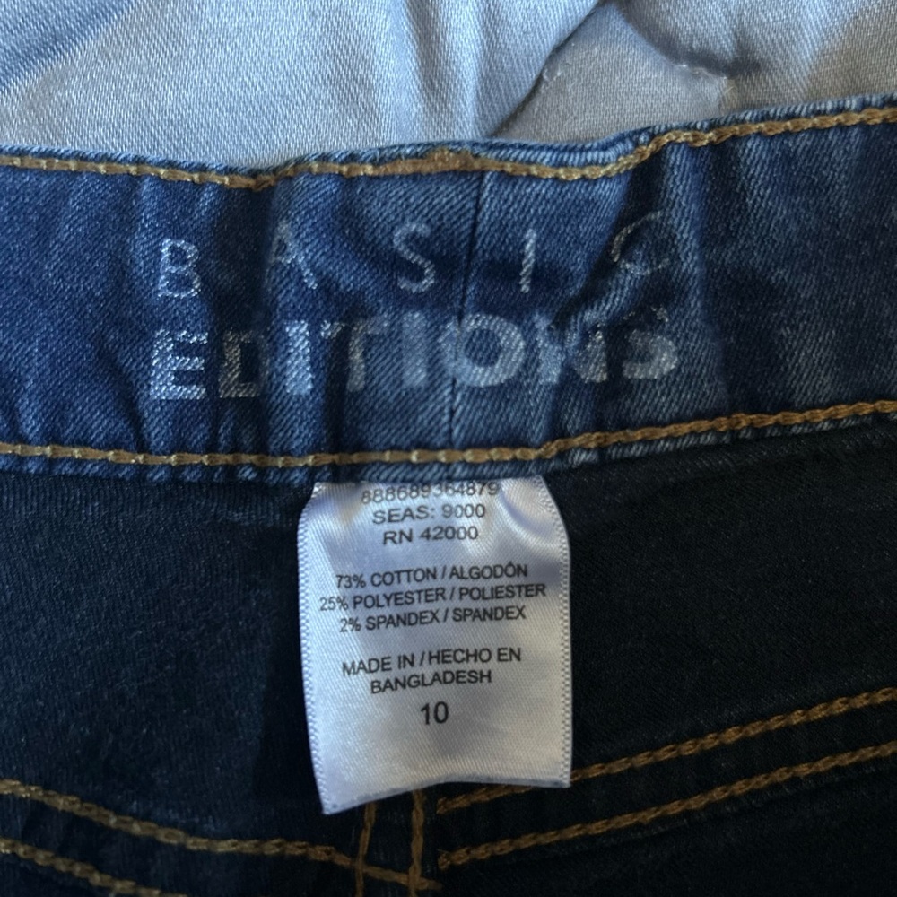 Basic Editions Blue Denim Jeans - Picture 2 of 5
